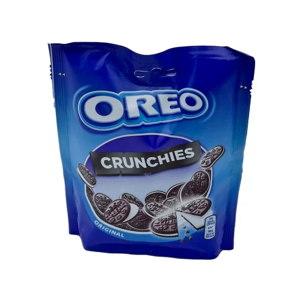 Печиво сендвіч Орео в Шоколаді Oreo Crunchies Original mini Орео міні кранчі з ванільно вершковим кремом 12шт 110г - 2