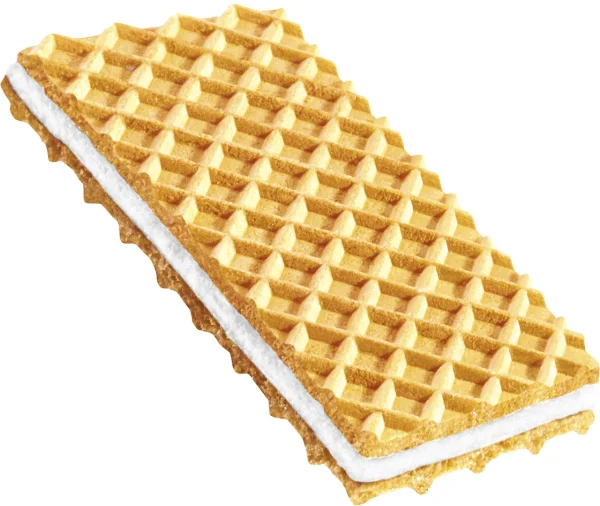 Вафлі світлі Без цукру Florbu Wafer sabor flavour Coconut 0% sugar Флорбу вершковий крем з Кокосом 150г - 2