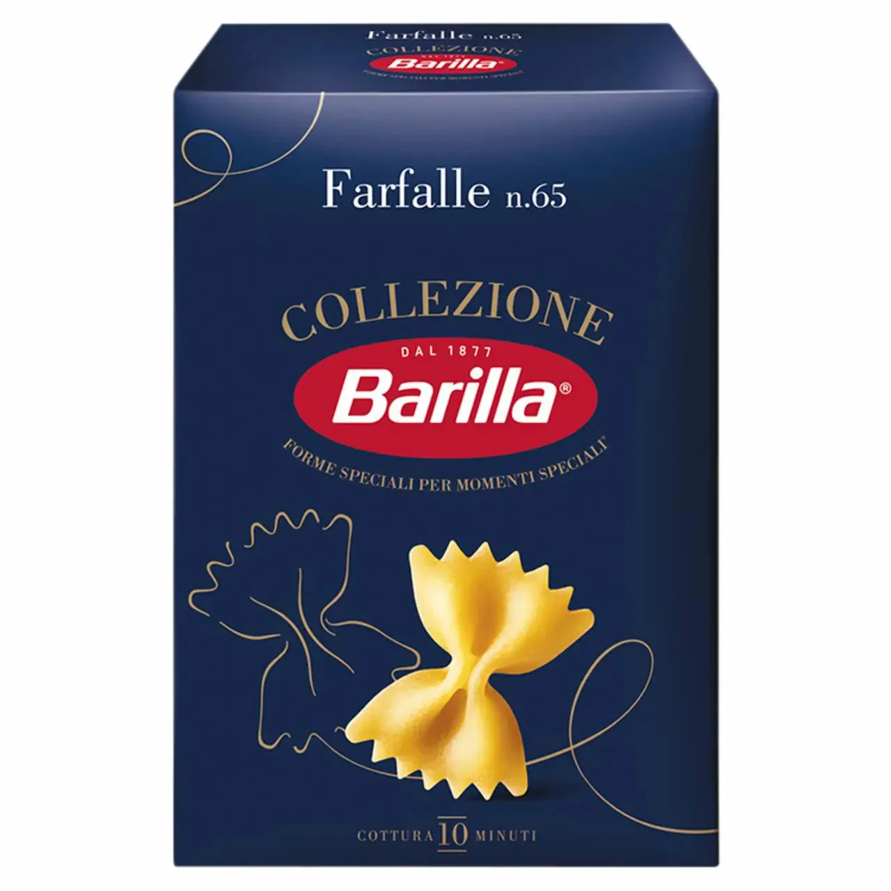 Макарони Фарфалле №65 Barilla Collezione Farfalle Барілла Паста Метелики бантики Колекція Альденте 500г