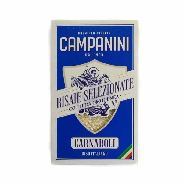 Рис білий Карнаролі Riseria Campanini RisoItaliano Riso Carnaroli Premiata Рис Італії довгі зерна круглозернистий для Різотто 1кг - 1