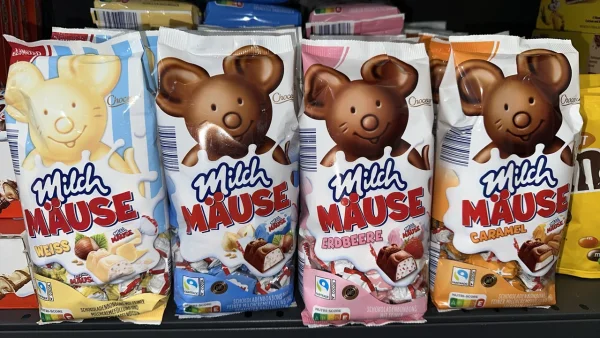 Шоколадні цукерки Choceur Milch Mause Caramel з вершковим кремом і карамеллю 210г - 2