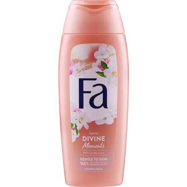 Гель Крем для душу Fa sense Divine Moments with Camellia scent Shower Cream Фа Аромат Камелії кремовий 400мл - 2
