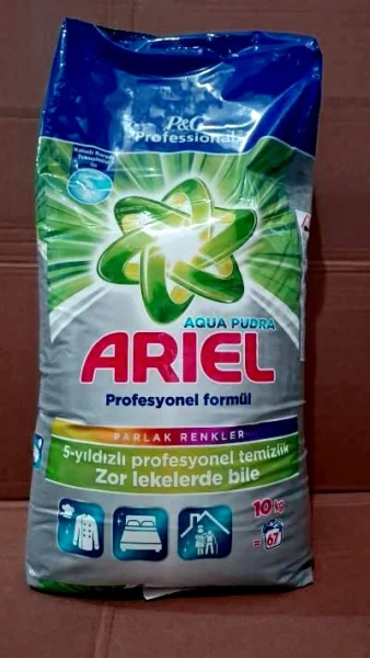 Порошок для прання Колор Ariel Profesyonel formül parlak Renkler zor lekelerde Bile Арієль для Кольорових речей 67прань Мішок 10кг - 2