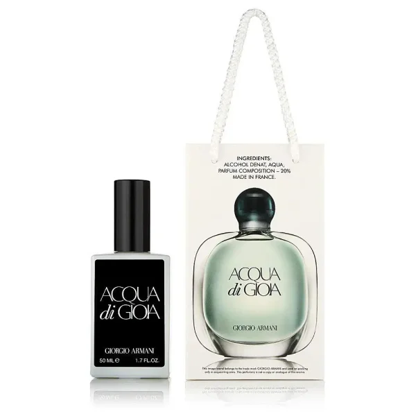 Парфумована вода Жіноча Подарунок Giorgio Armani Acqua Di Gioia Армані Вода Радості сумочка 50мл - 1