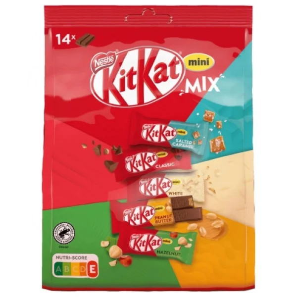 Набір Шоколадні батончики KitKat Mini Mix 14 Bars КітКат міні бари Мікс 5 смаків 14шт 197г - 2