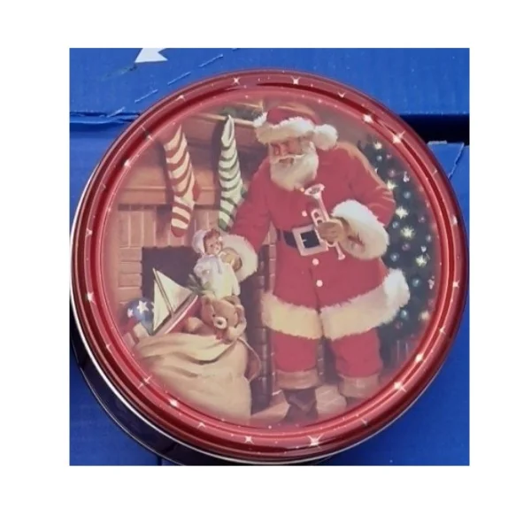 Печиво вершкове Новорічне Cвяткове Jacobsens Bakery Delicious Danish Cookies Santa Magic Mini Якобсенс Санта Бокс 150г - 2