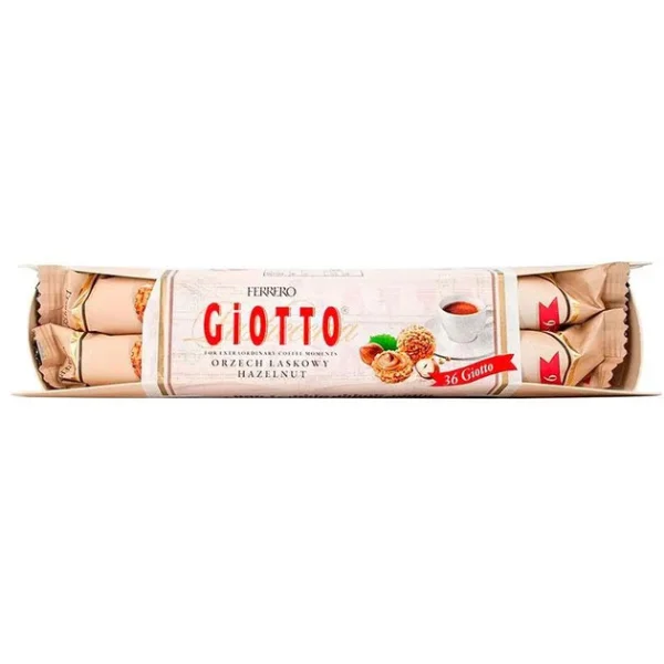 Цукерки Джіотто шоколадні з вафлями Ferrero Giotto Haselnuss Ферреро кульки з лісовими горіхами 36шт 154г - 2