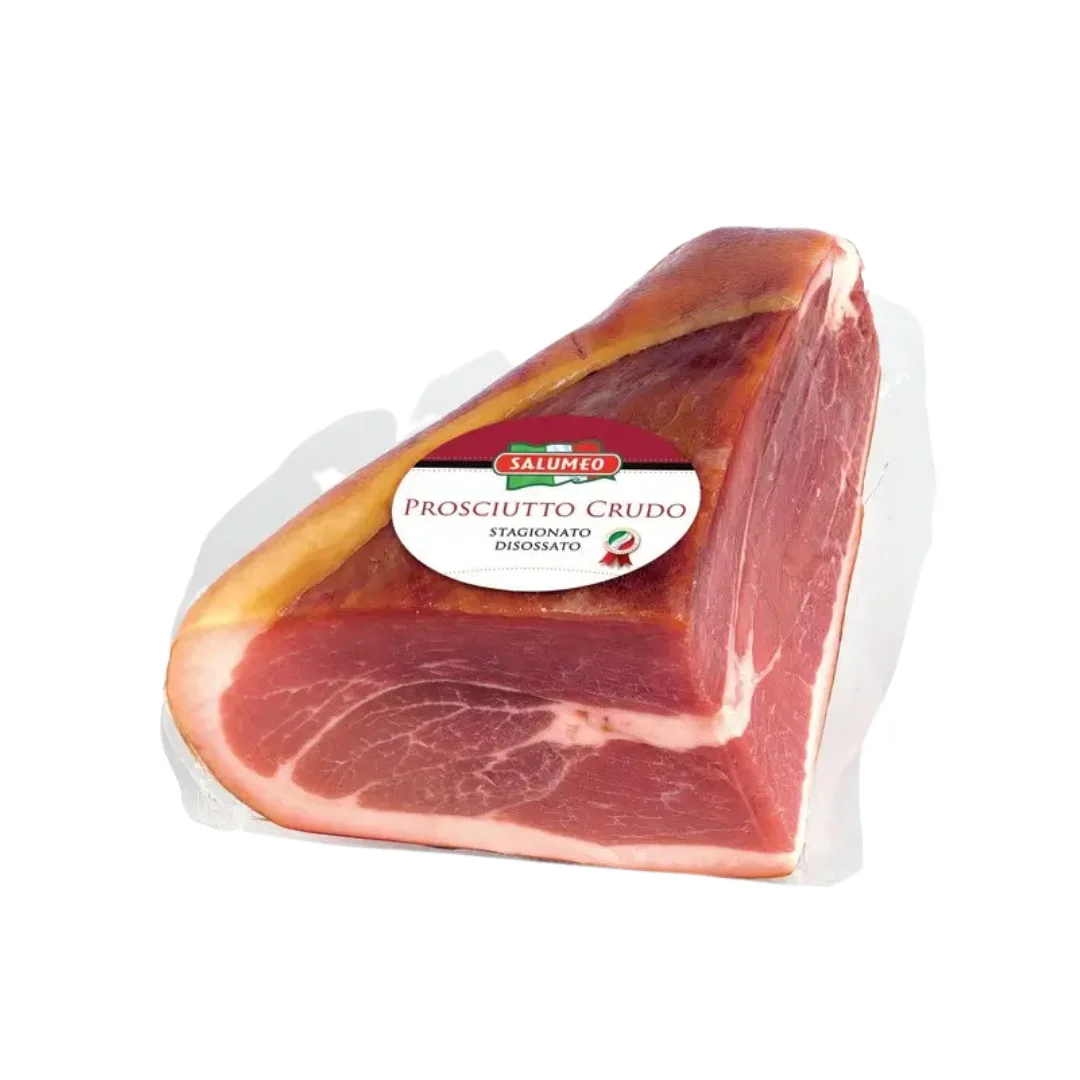 Мясо Прошутто сировялене Salumeo Prosciutto Crudo Stagionato Disossato Салумео Крудо свинина шматок без кісток 1000г
