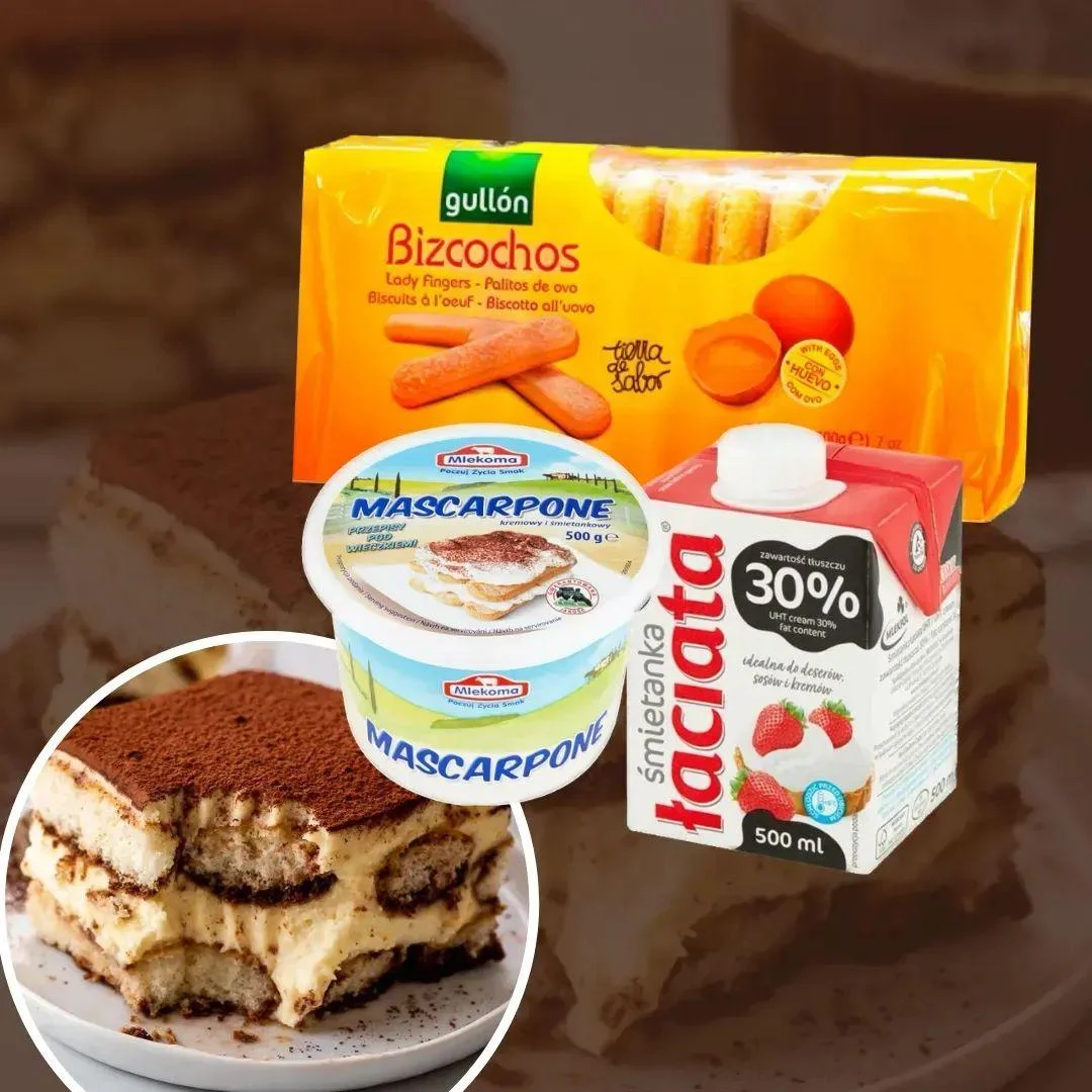 Набір для приготування Тірамісу UngShop Tiramisu Kit Pack УнгШоп для виготовлення Десерту 3шт 1400г