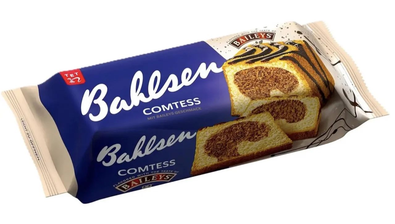 Бісквітний десертний Кекс з какао Baileys Bahlsen Comtess Балсен бейліс зі смаком Ірландські вершки Пакет 350г
