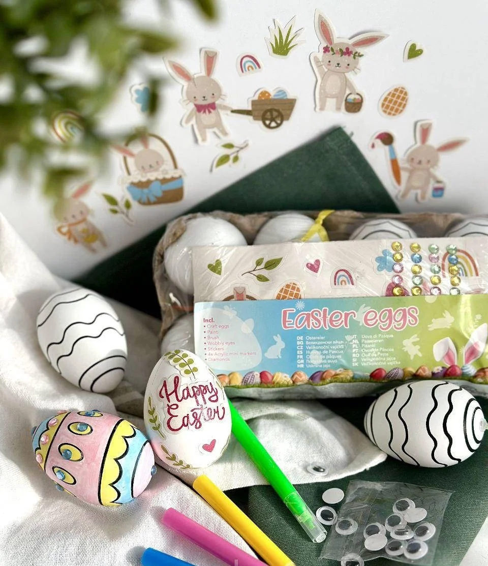 Набір для Творчості Пасхальний для Створення Великодніх яєць Via Chasse made Happy Easter Kit Дитячий від 3 років 7 предметів