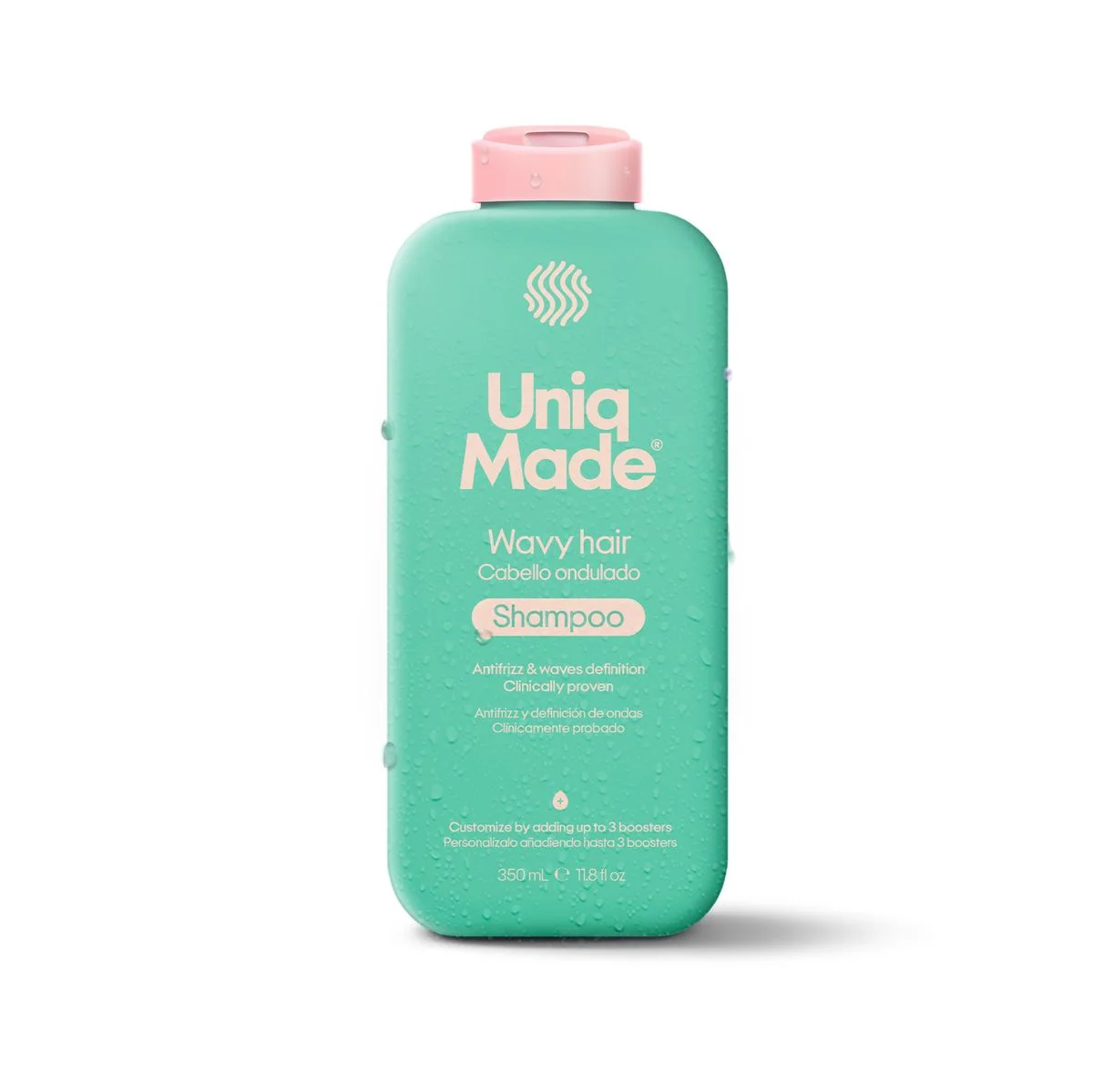Шампунь з Бустерами Shampoo Uniq Made Wavy Hair Cabello Ondulado Юнік Мейд Відновлення зволоження Захист від пухнастості 350мл