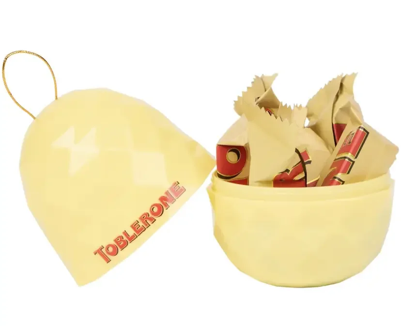 Яйце Пасхальне з цукерками до Великодня Toblerone Easter Egg Тоблерон Подарунковий з підвіскою 4шт 56г