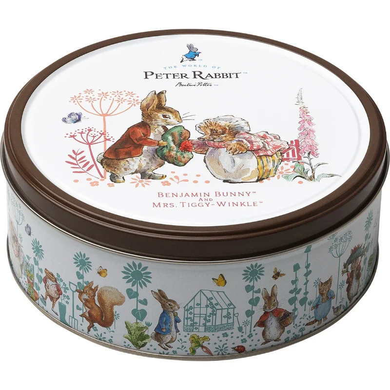 Печиво Cвяткове Jacobsens Bakery Peter Rabbit Benjamin Bunny&Mrs Tiggy-Winkle Brown Кролик Пітер з шоколадною крихтою жб Бокс 150г