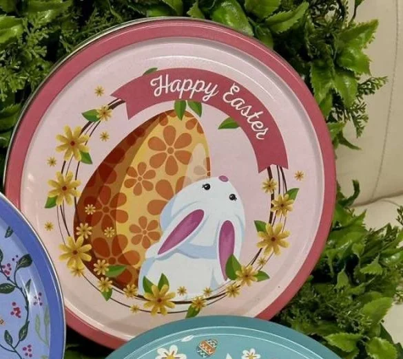Печиво Cвяткове Jacobsens Bakery Happy Easter Time Tiny Little Bunny Mix Якобсенс мікс з шоколадною крихтою жб Бокс 340г