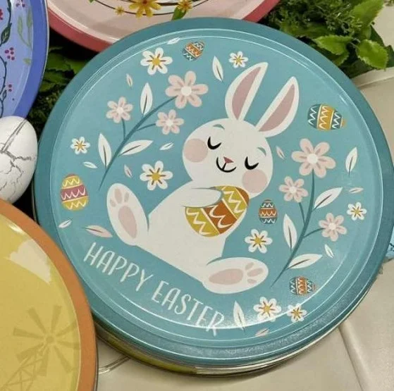 Печиво Cвяткове Jacobsens Bakery Happy Easter Time Funny Little Bunny Mix Якобсенс мікс з шоколадною крихтою жб Бокс 340г