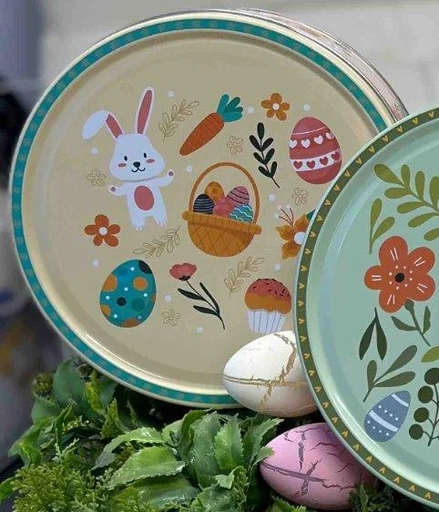 Печиво Cвяткове Jacobsens Bakery Happy Easter Little Bunny Mix Якобсенс мікс з шоколадною крихтою жб Бокс 400г