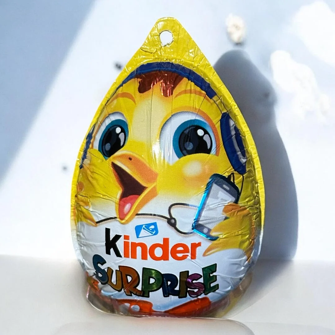 Шоколадне яйце Пасхальне курчатко з Іграшкою Kinder Surprise Easter egg Boy Headphones Кіндер Сюрпрайз Хлопчик в навушниках 72г