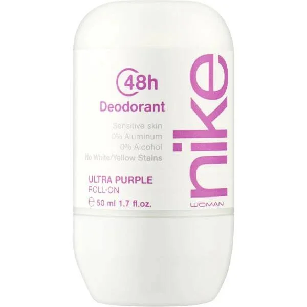 Дезодорант Шариковий Nike Woman Ultra Purple 48H Deodorant Sensitive Roll‑On Найк ультра фіолет без алюмінію Ролл-Он Сенсітів 50мл - 1