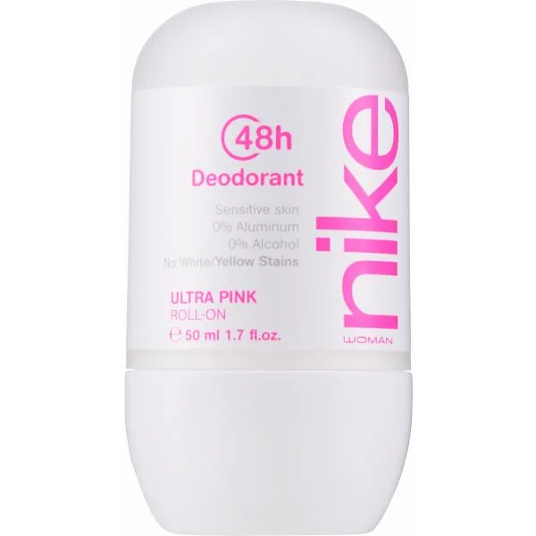 Дезодорант Шариковий Nike Woman Ultra Pink 48H Deodorant Sensitive Roll‑On Найк ультра Пінк без алюмінію Ролл-Он Сенсітів 50мл - 2