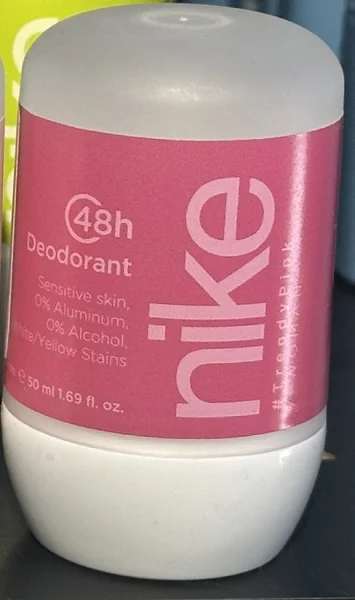 Дезодорант Шариковий Nike Woman Trandy Pink 48H Deodorant Sensitive Roll‑On Найк Модний Пінк без алюмінію Ролл-Он Сенсітів 50мл - 2