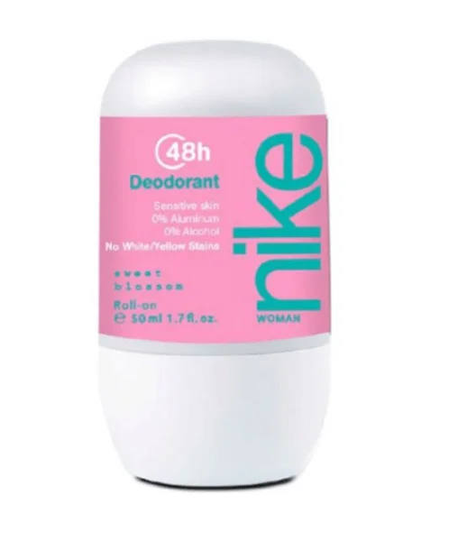 Дезодорант Шариковий Nike Woman Sweet Blossom 48H Deodorant Sensitive Roll‑On Найк Солодкий цвіт без алюмінію Рол-Он Сенсітів 50мл - 3