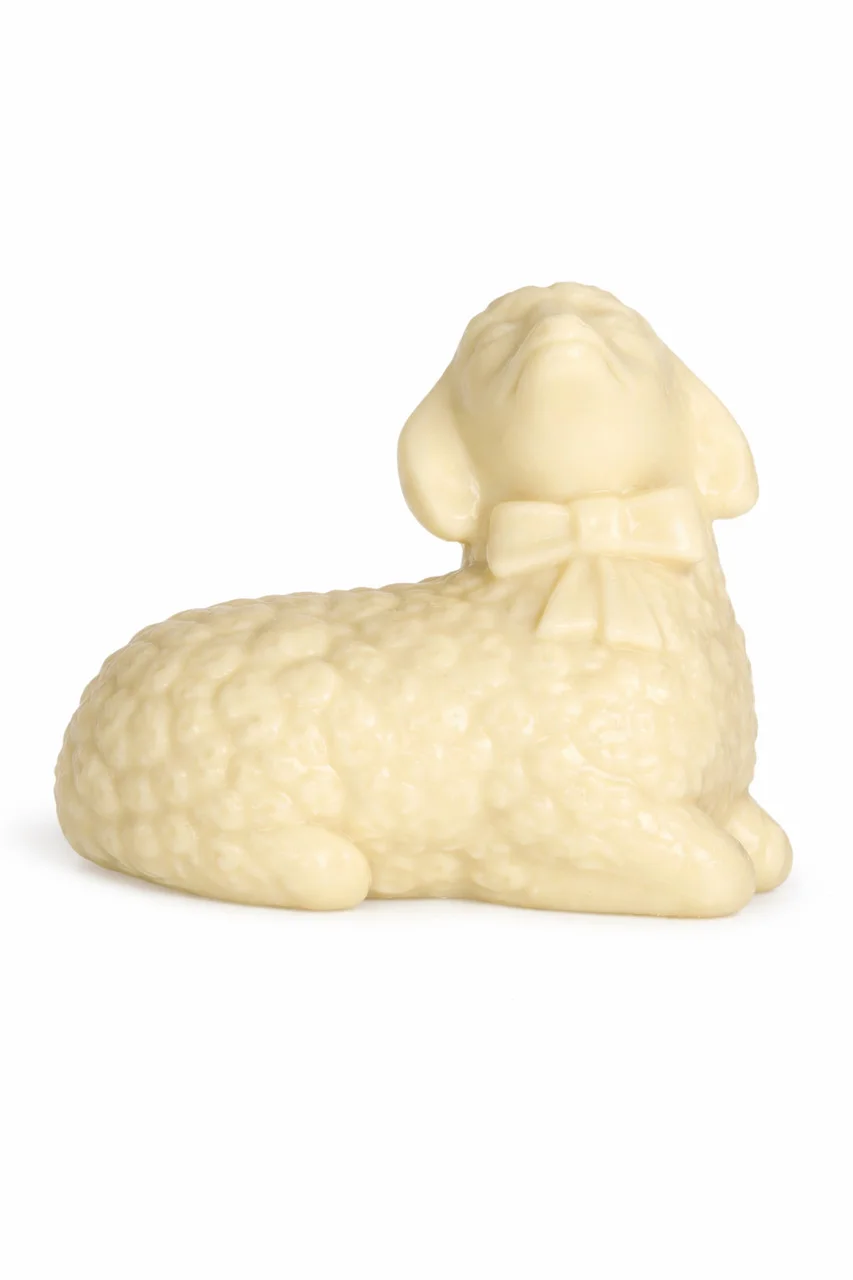 Міні-фігурка Ягнятко Великоднє Adikam Happy Easter Wielkanocny Jagnja Figurka z bialej szekoladu з білого Шоколаду Пакет 35г