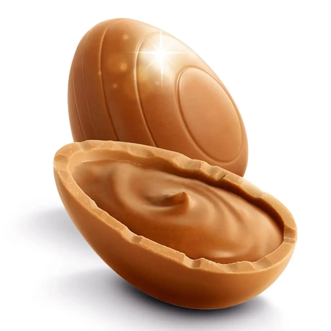 Шоколадні Яйця Великодні Milka Feine Eier Eggs Noisette mit hazelnuss stuckchen Мілка альпійський шоколад з фундуком Пакет 90г