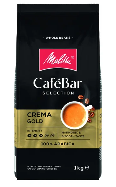 Кава в зернах Melitta CafeBar Selection Crema Gold 100% Arabica Меліта КафеБар Крема Голд Гармонійний та м’який смак 1000г - 2