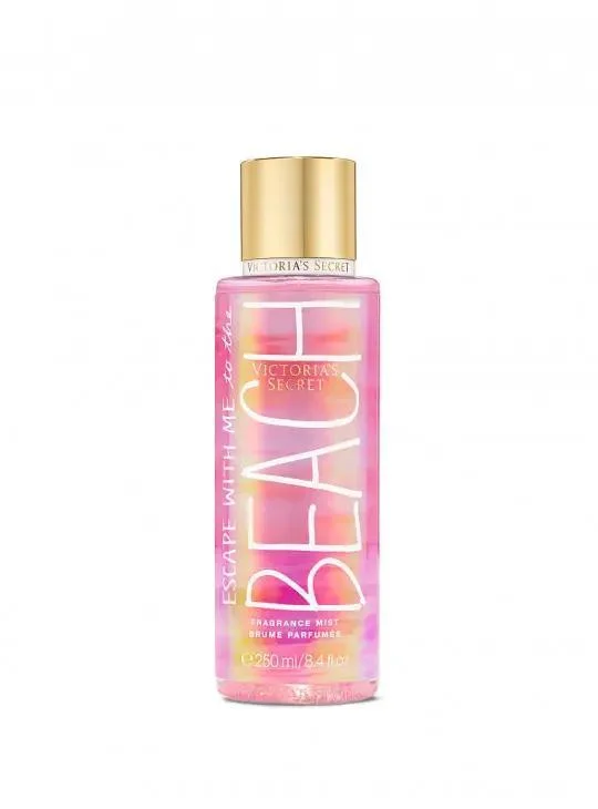 Парфумована вода Жіноча ароматичний Спрей Victoria's Secret Escape with Me Beach Fragrance Вікторія Сікрет Втечемо на Пляж 250мл