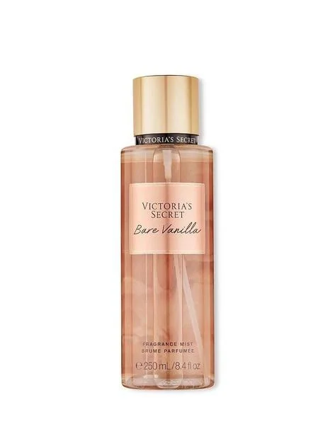 Парфумована вода Жіноча ароматичний Спрей Victoria's Secret Bare Vanilla Fragrance mist Вікторія Сікрет Чиста ваніль Класика 250мл