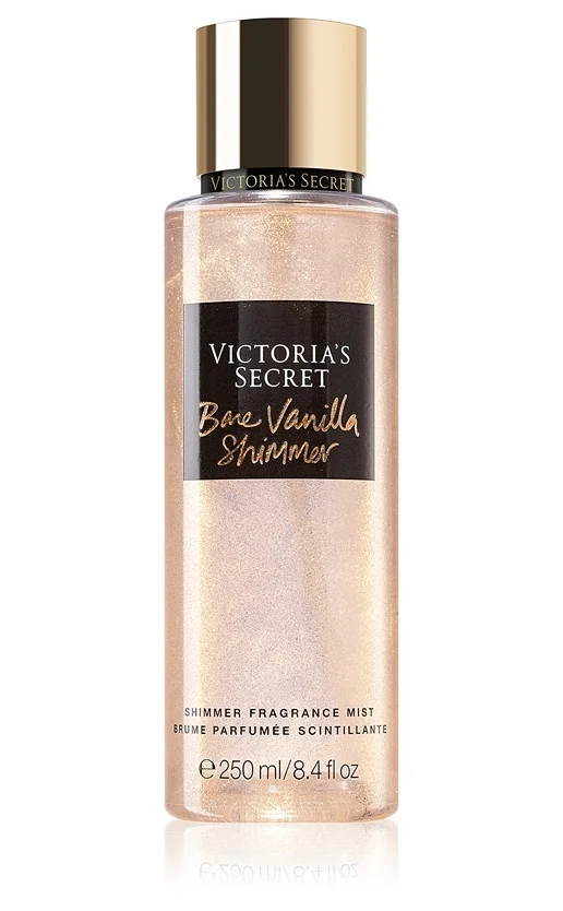 Парфумована вода Жіноча з Шиммером Спрей Victoria's Secret Bare Vanilla Shimmer Fragrance Mist Вікторія Сікрет Ваніль 250мл