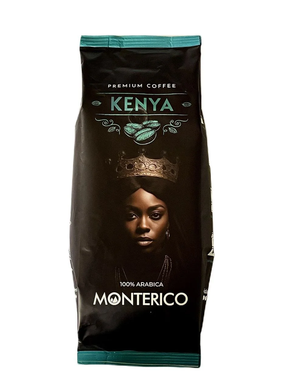 Кава в зернах Monterico Kenya Premium Coffee 100% Arabica Монтеріко Кенія Преміум Арабіка Пакет з клапаном 1000г