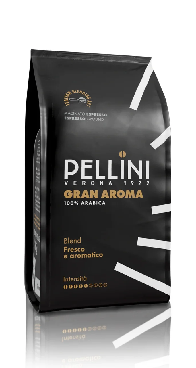Кава в зернах Pellini Verona Gran Aroma Arabica Blend Fresco Aromatico Пелліні Верона Арома Пакет 1000г