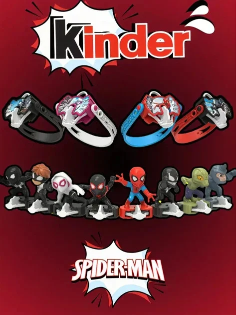 Шоколадне яйце з Іграшкою Kinder JOY Spider Man Marvel Series with Surprise Кіндер Джой Спайдермен Людина Павук 20г