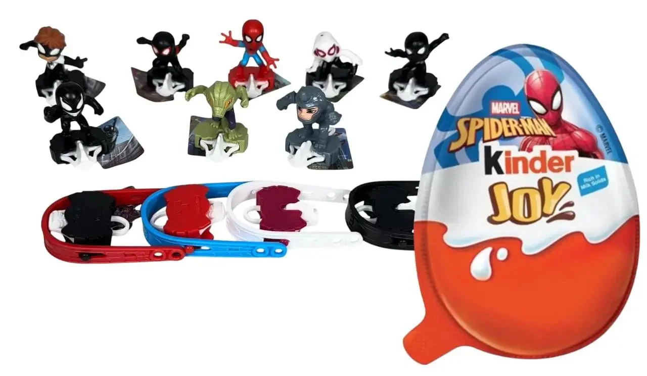 Шоколадне яйце з Іграшкою Kinder JOY Spider Man Marvel Series with Surprise Кіндер Джой Спайдермен Людина Павук 20г