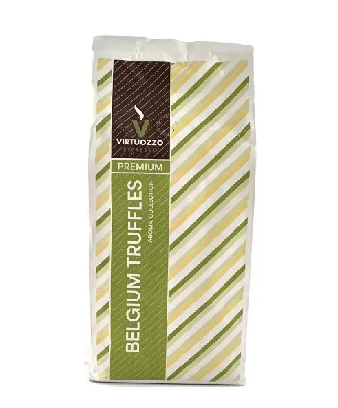 Кава зернова ароматизована Virtuozzo Espresso Premium Aroma Collection Belgium Truffles Віртуозо Бельгійський Трюфель 1кг