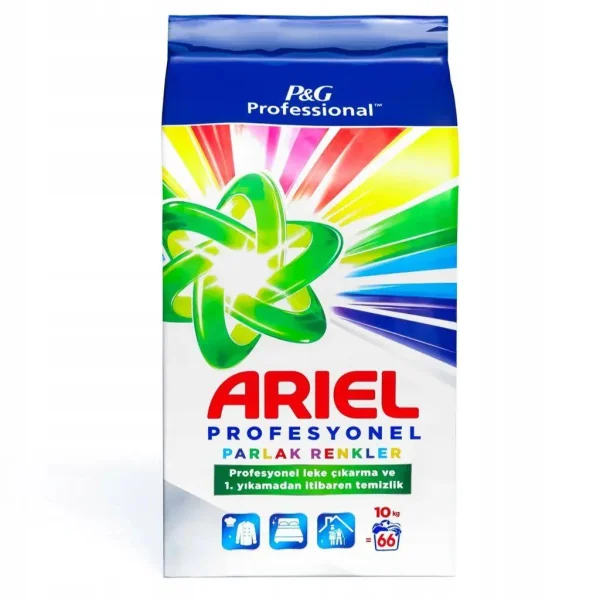 Порошок для прання Кольорових речей Ariel Profesyonel Parlak Renkler Color Арієль Професійний Мішок 66прань 10кг - 3
