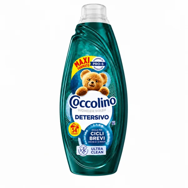 Гель для прання формула Швидкої дії Про-С Універсальний Coccolino Wonder Wash Detersivo Pro-S Ulltra Clean Коколіно 54прань 2160мл - 3