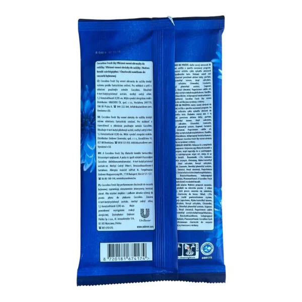 Серветки Ароматичні для автоматичних Сушильних машин Coccolino Fantastic Freshness Fresh Sky Коколіно з міні клапаном 20шт - 3