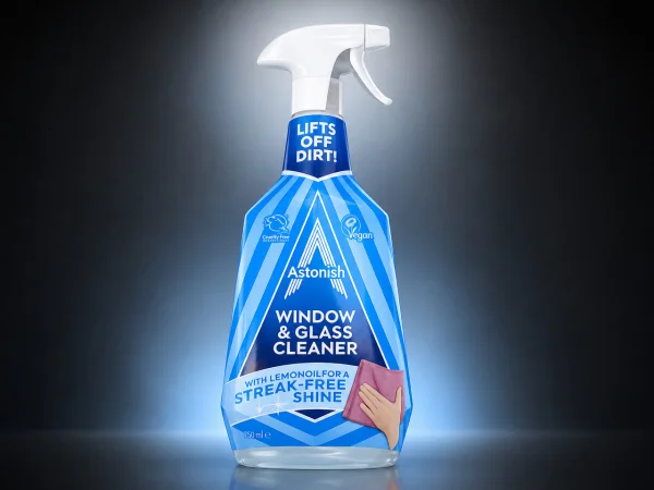 Засіб очистки Вікон та Скла Спрей Astonish Window&Glass Streak free Shine Lemon Oil Астоніш з Лимонною олією 750мл - 2