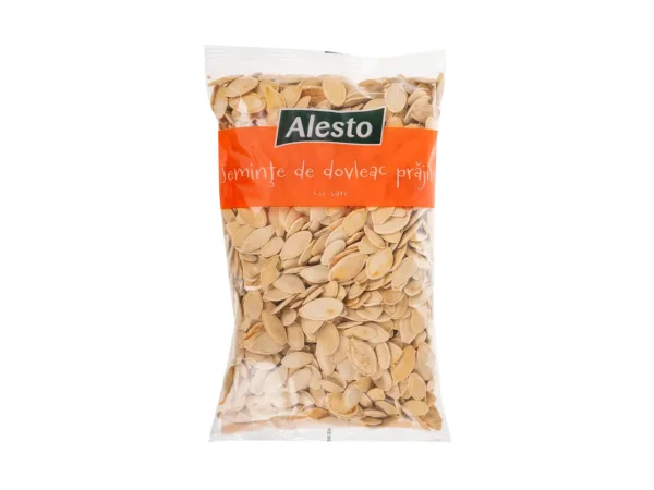 Насіння Гарбуза біле Смажене Alesto Pumpkin seed Roasted&Salted Алесто підсолене Пакет 250г - 3