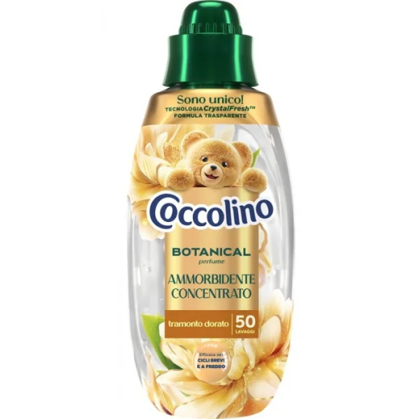 Кондиціонер Ополіскувач білизни Coccolino Botanical perfume Tramonto Dorato Коколіно Захід Сонця Швидке прання 50прань 750мл - 2