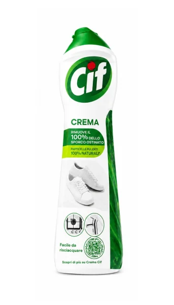 Крем Молочко для очищення Побутових поверхонь Cif Cream GreenActive Universale СІФ для Взуття та універсальний 500мл - 3