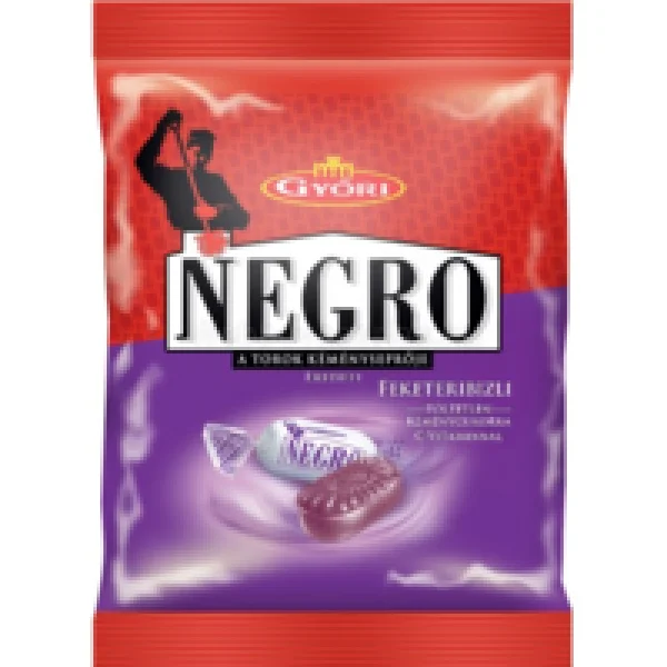 Льодяники Gyori Negro Негро Чорна смородина 79г - 2