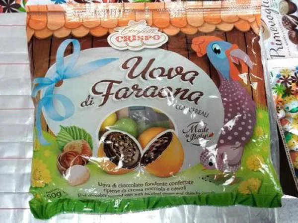 Шоколадні цукерки Crispo crispo busta di uova faraona confettate 450 g італія - 2