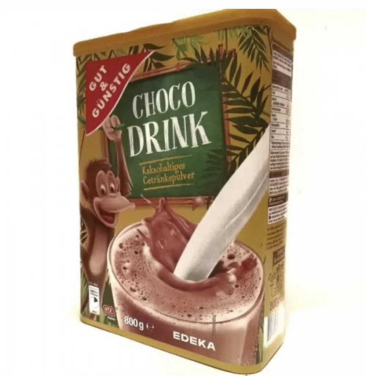 Какао-напій чоко дрінк choco drink 800 г, німеччина
