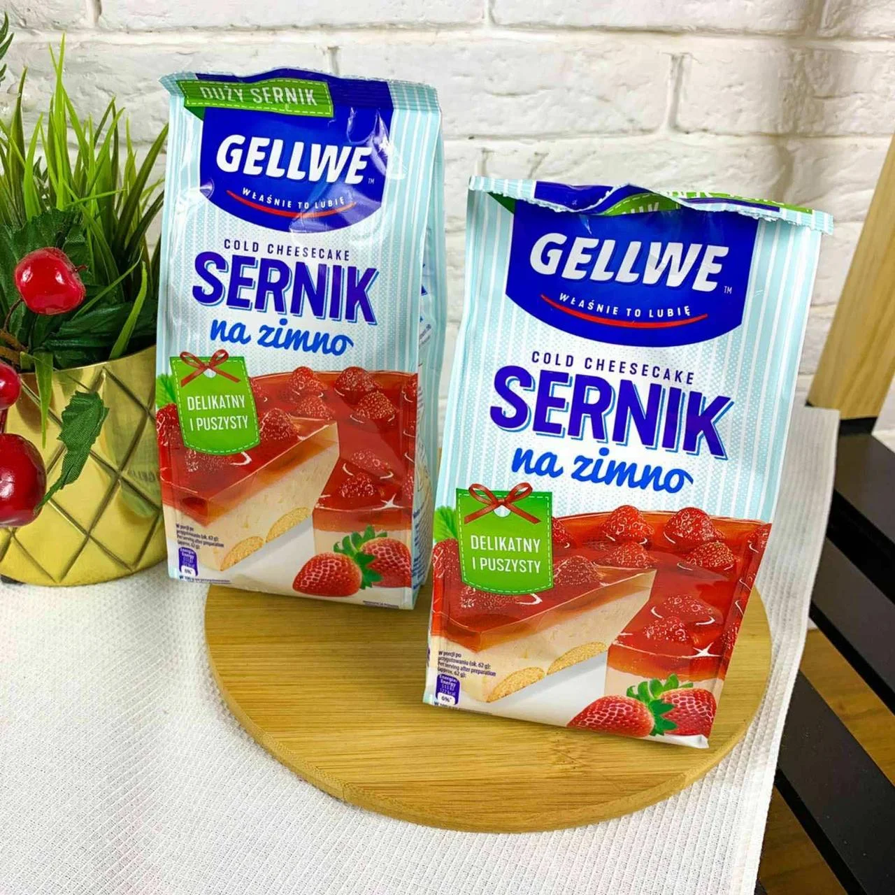 Холодний десерт Gellwe gellwe sernik na zimno 193г