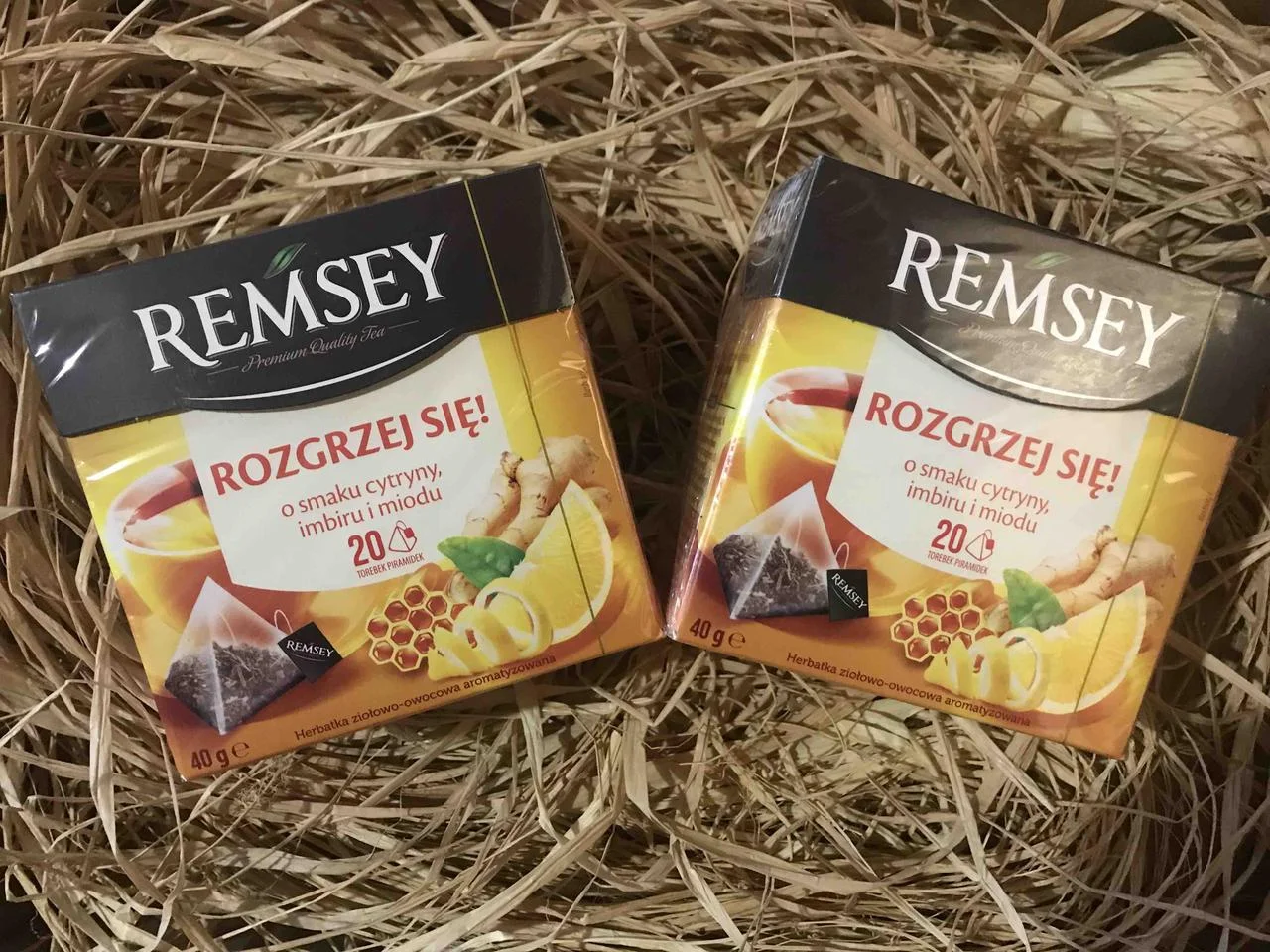 Чай remsey піраміди 20 шт смак : мед , імбир , лимон