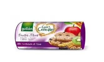 Печиво злакове Gullon з фруктами cuor di cereale 300г